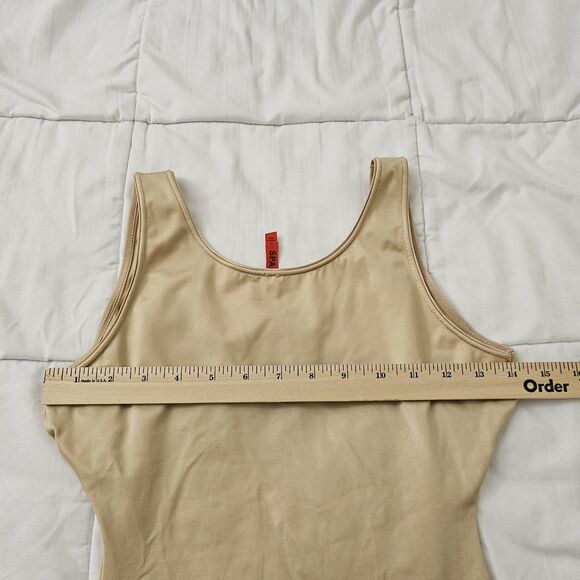 SPANX Simplicity Tank Top Medium Nude Cami Scoop Neck Camisole Shaping Slimming - Picture 7 of 7